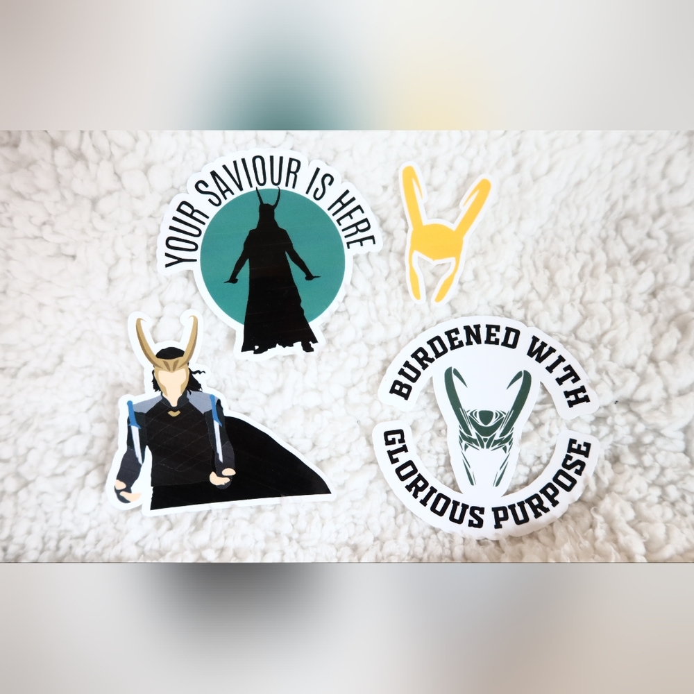 Loki / Loki Stickers / Glorious Purpose / God Of Mischief / Lokis Army / Thor
